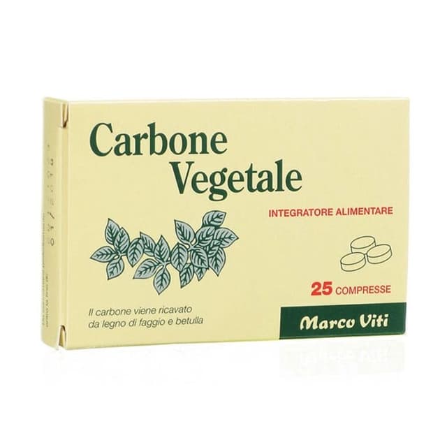 Carbone Vegetale Viti – 25 compresse