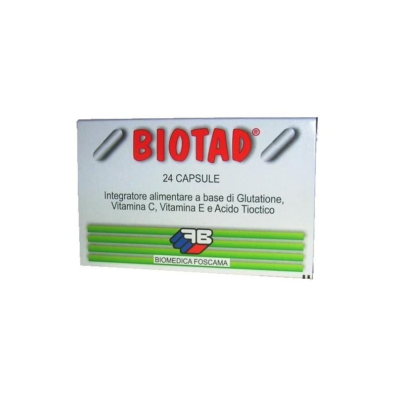 Biotad Glutatione + Vitamina C 120 mg – 24 capsule da 340 mg