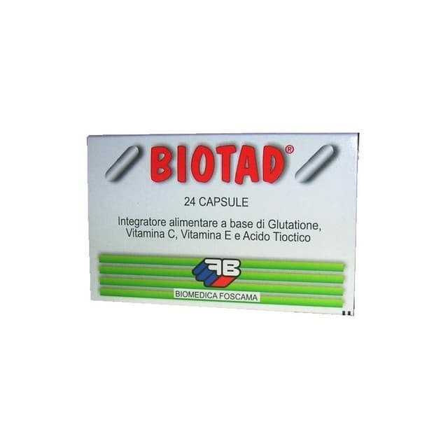 Biotad Glutatione + Vitamina C 120 mg – 24 capsule da 340 mg