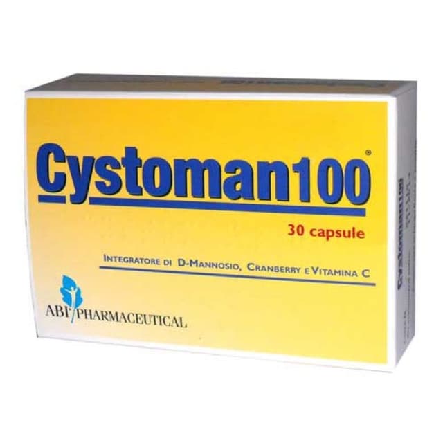 Cystoman 100 D-mannosio + Mirtillo rosso – 30 capsule da 270 mg