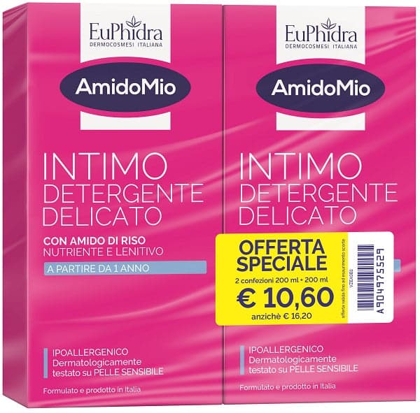 Euphidra AmidoMio Intima Detergente – 200 + 200 ml