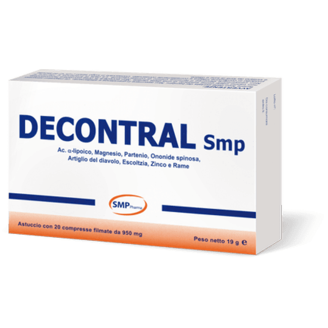 Decontral Integ Acido alfa lipoico + Zinco – 20 compresse da 850 mg