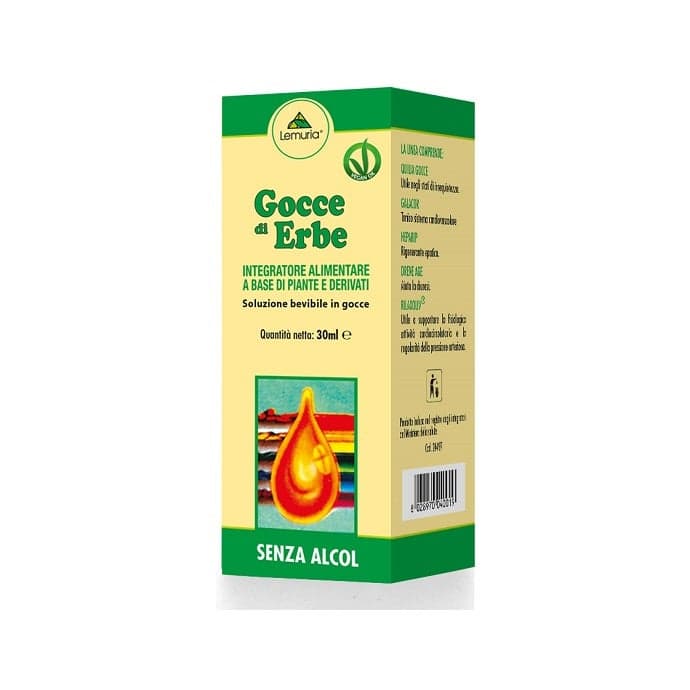 Lemuria Gocce Erbe Cardo mariano + Melissa – Gocce a base di piante, 30 ml