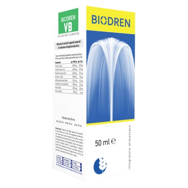 Biodren VB Carciofo + Cardo mariano – 50 ml gocce