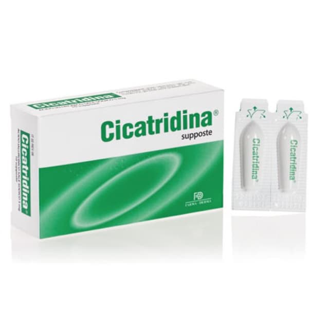 Cicatridina Supposte – 10 pezzi