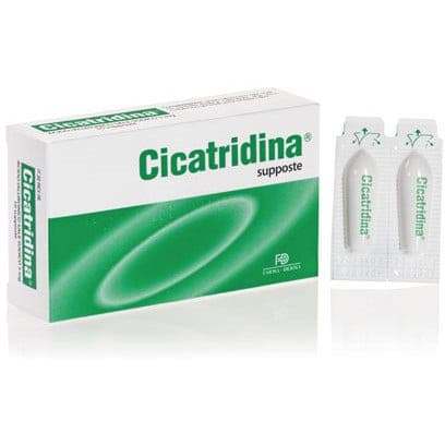 Cicatridina Supposte – 10 pezzi