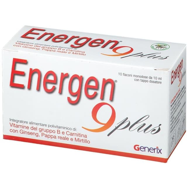 Energen-9 Plus – Fiale da bere