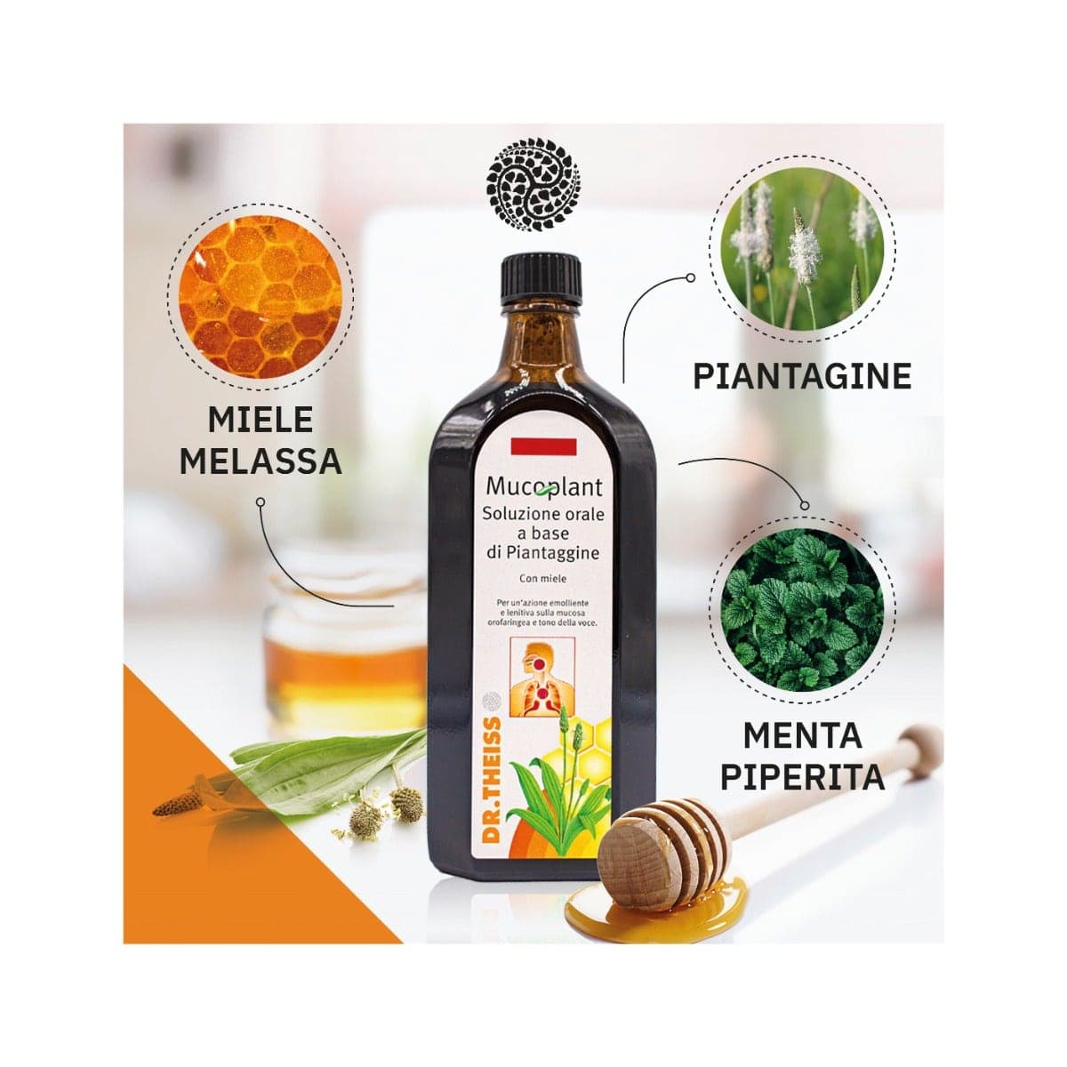 Theiss Piantaggine – Sciroppo 250 ml