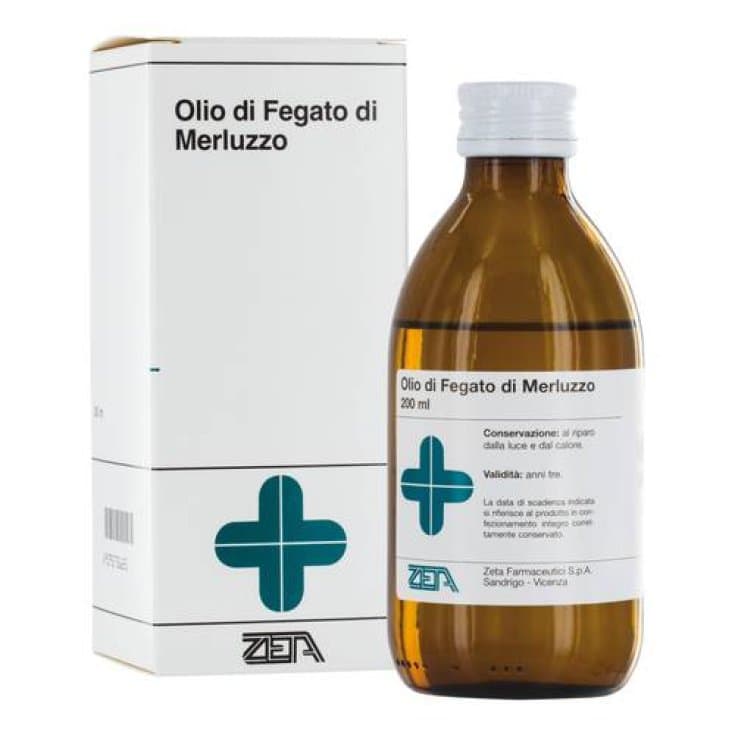 Olio di fegato di merluzzo ZETA – 200 ml