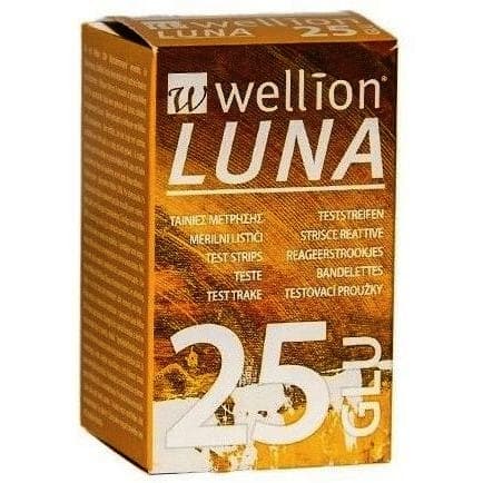 Wellion Luna – 25 strisce reattive