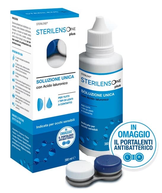 Sterilens One Plus – soluzione multifunzione per lenti a contatto, 380 ml