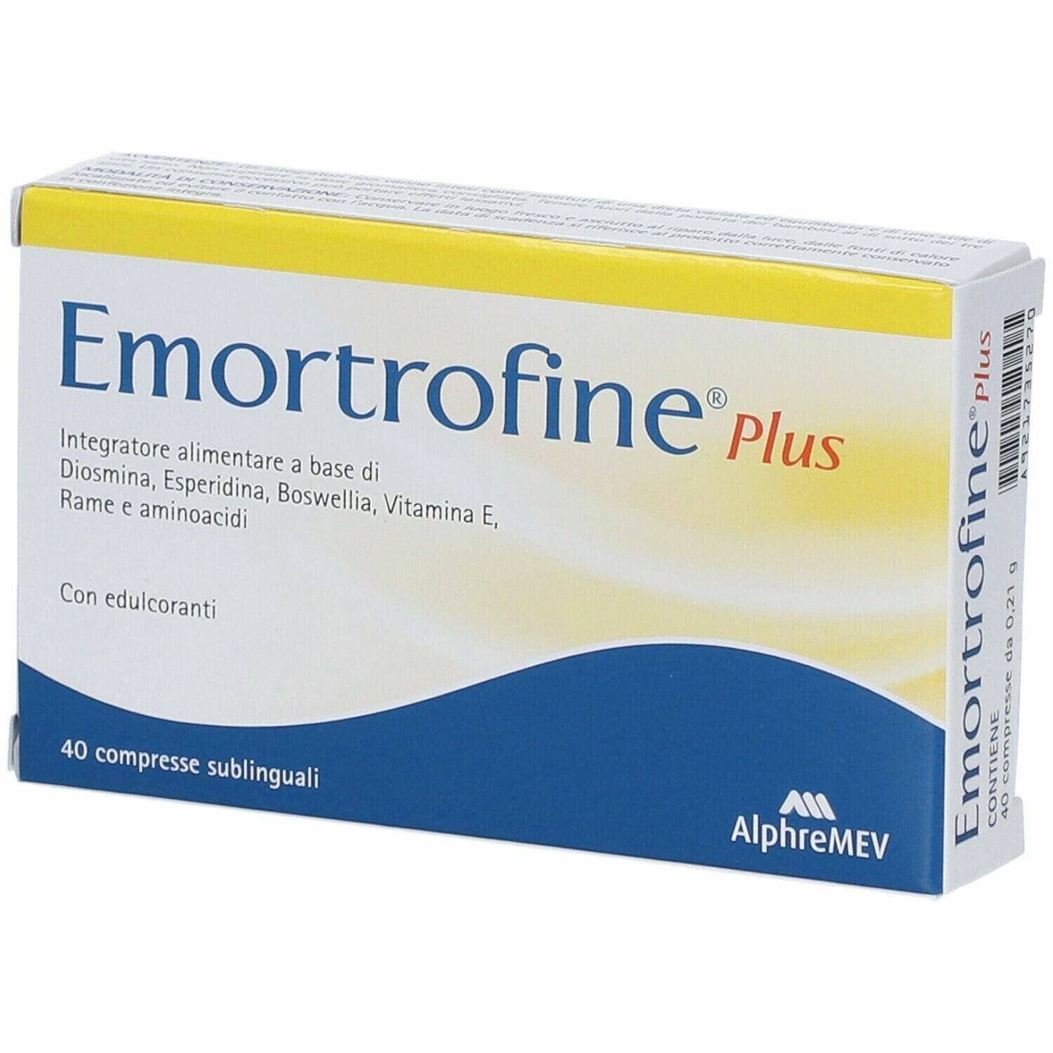 Emortrofine Plus – 40 compresse