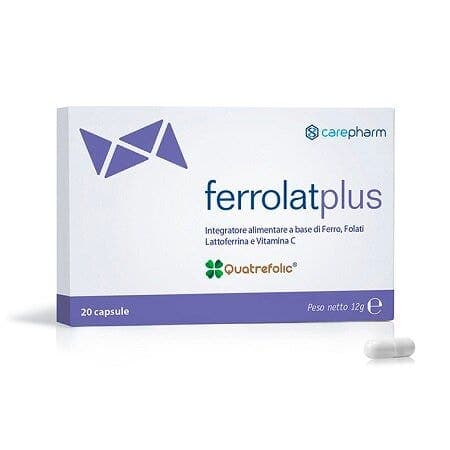 Ferrolat Plus Ferro + Vitamina C – 20 capsule