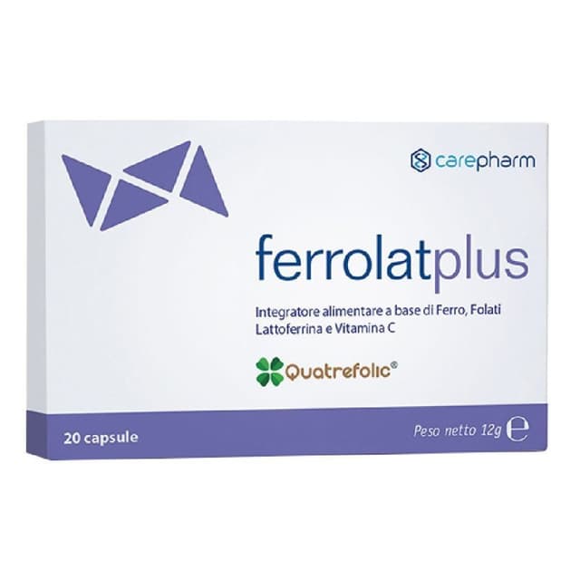 Ferrolat Plus Ferro + Vitamina C – 20 capsule