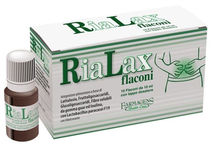 Rialax Fermenti lattici probiotici + Inulina – 10 flaconcini da 10 ml