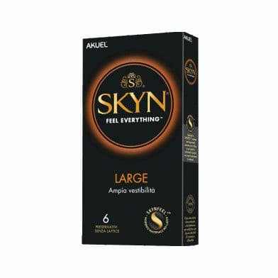 Akuel Skyn Large – 6 preservativi senza lattice