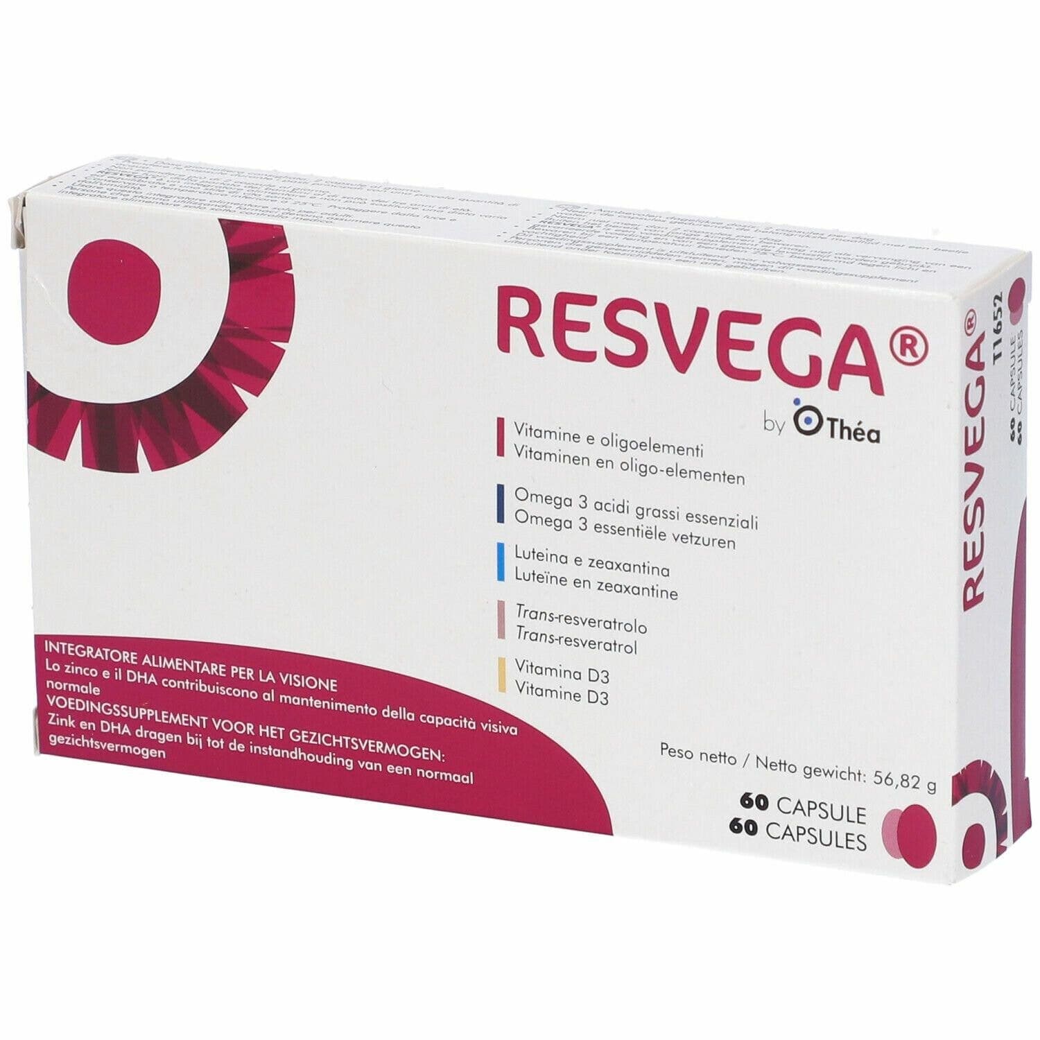 Resvega Omega-3 + Multivitaminico – 60 capsule