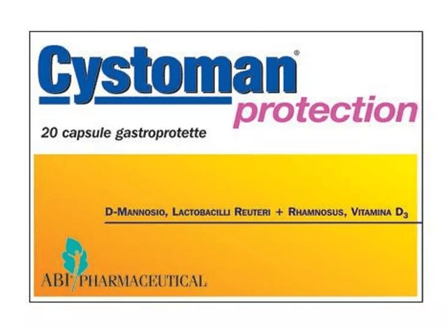 Cystoman Protection D-mannosio + Vitamina D3 – 20 capsule