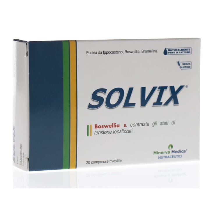 Solvix Bromelina 200 mg + Boswellia – 20 compresse