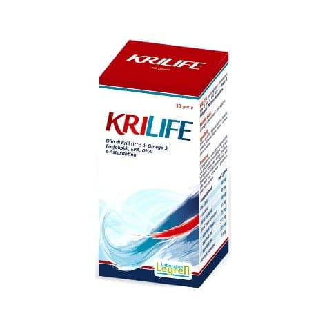 Krilife Omega-3 EPA e DHA + Astaxantina – 30 perle
