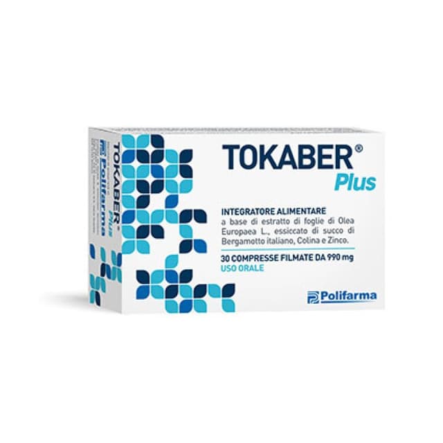 Tokaber Plus Colina + Zinco – 30 compresse