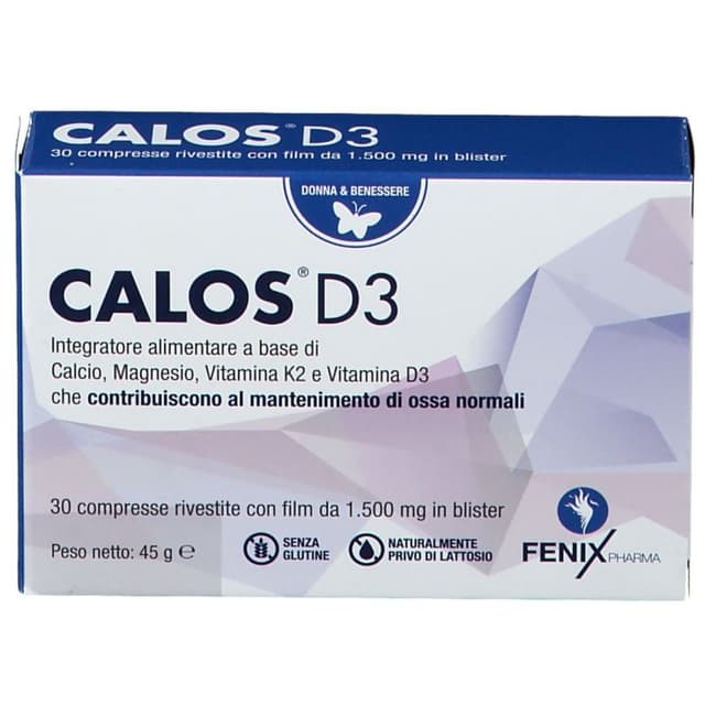 Calos D3 Calcio + Vitamina D3 – 30 compresse