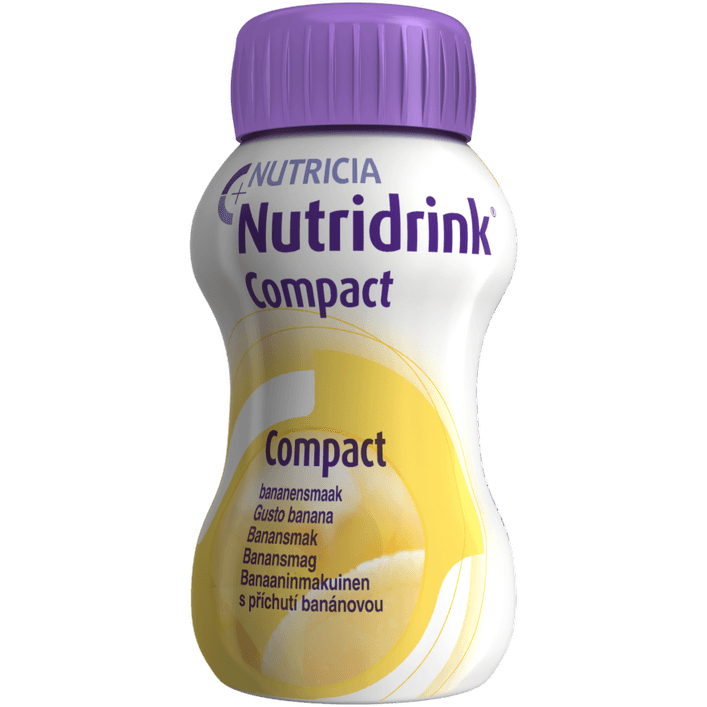 Nutridrink Banana – Alimento Ipercalorico – 4 x 200 ml