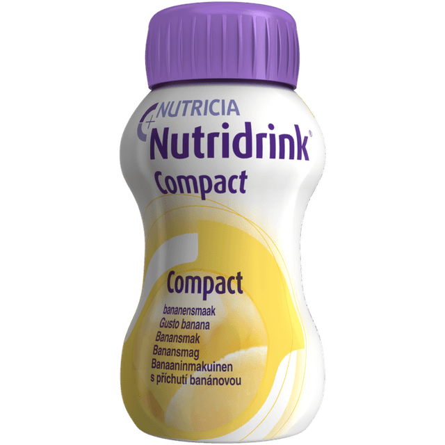 Nutridrink Banana – Alimento Ipercalorico – 4 x 200 ml