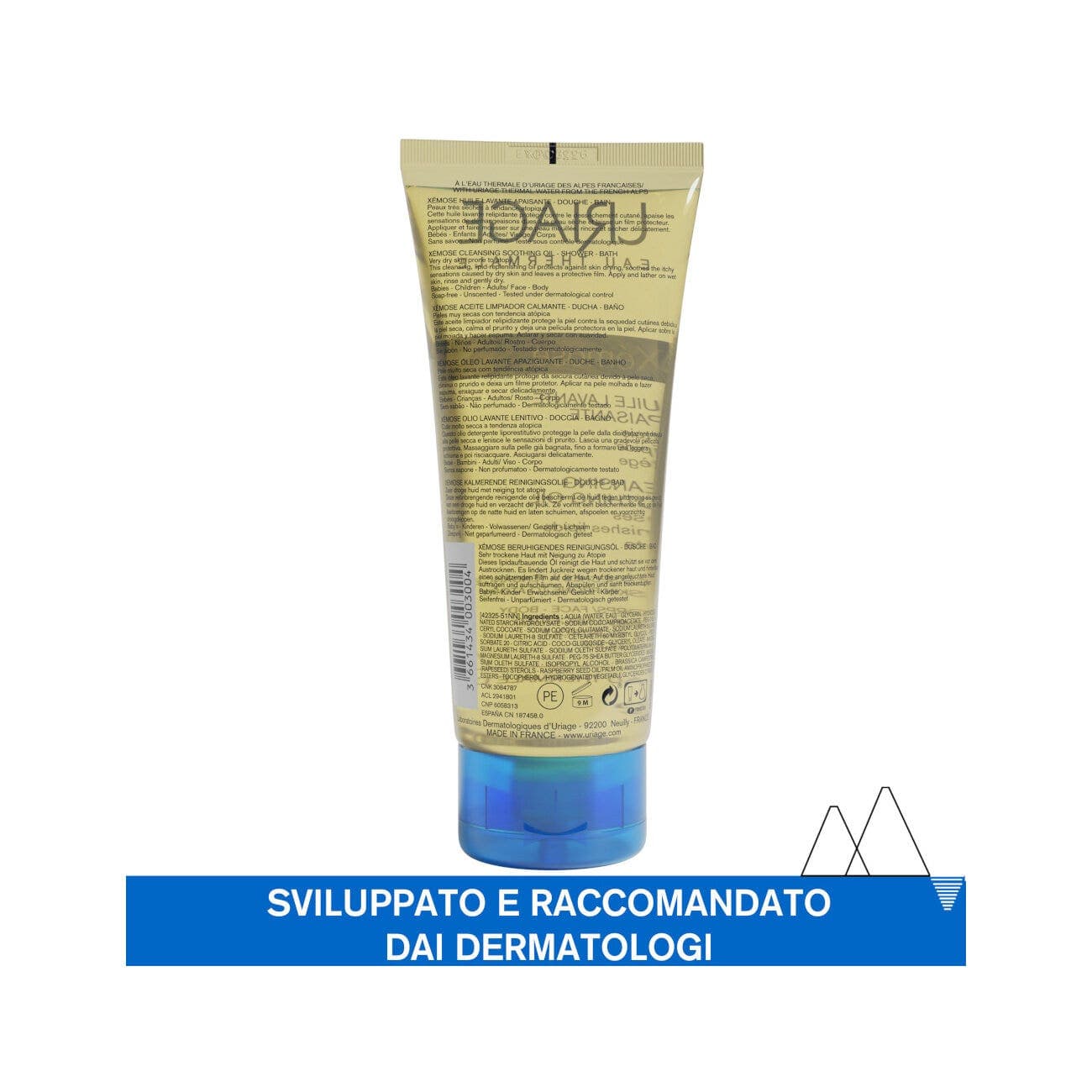 Uriage Xémose Olio Detergente – 200 ml per pelle molto secca
