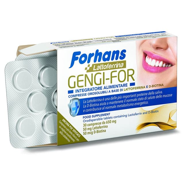 Forhans Gengi For – 30 compresse integratore per le gengive