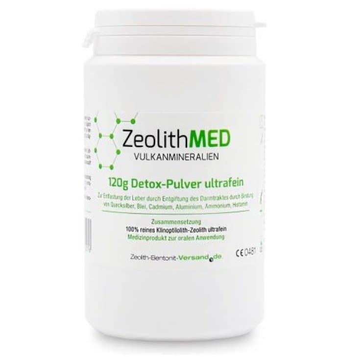 Zeolith MED Detox Polvere – 120 g Dispositivo Medico con Clinoptilolite