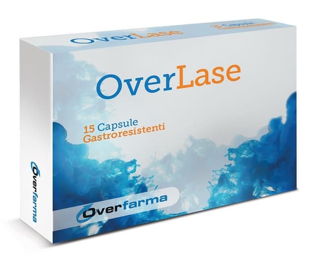 Overlase Bromelina + Curcuma – 15 capsule gastroresistenti