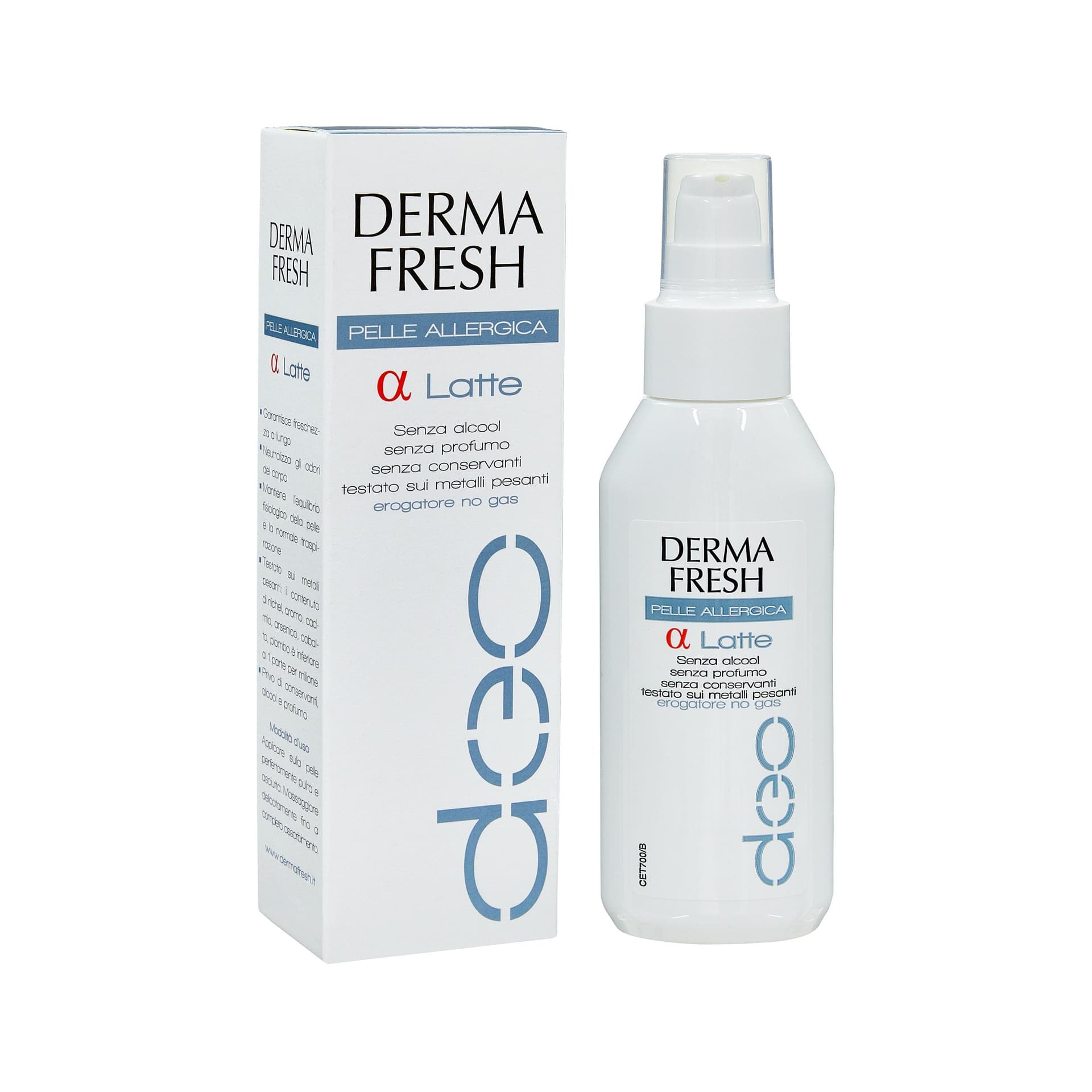 Dermafresh Pelle Allergica Alfalat Deodorante