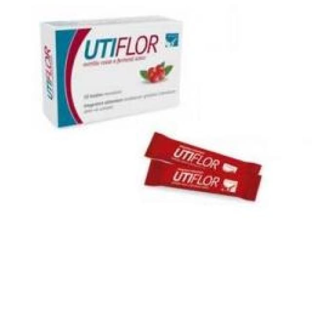 Utiflor Mirtillo rosso + Fermenti lattici probiotici – 10 bustine