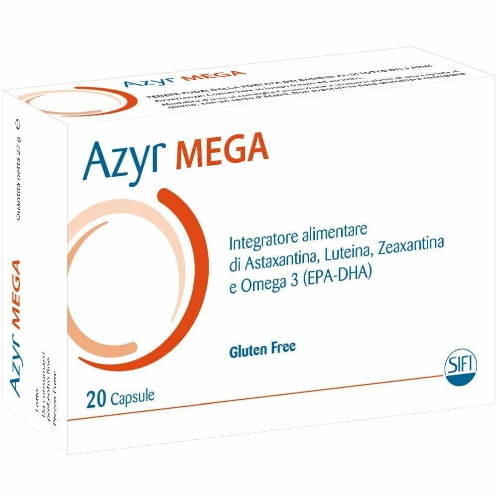 Azyr-Mega 20 Omega-3 EPA e DHA + Vitamina C – 20 capsule
