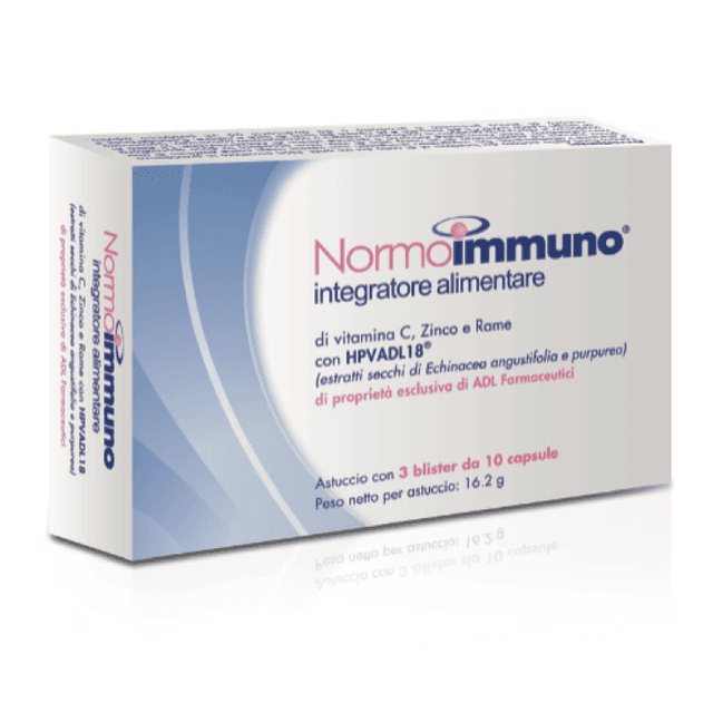 Normoimmuno Echinacea + Vitamina C – 30 capsule