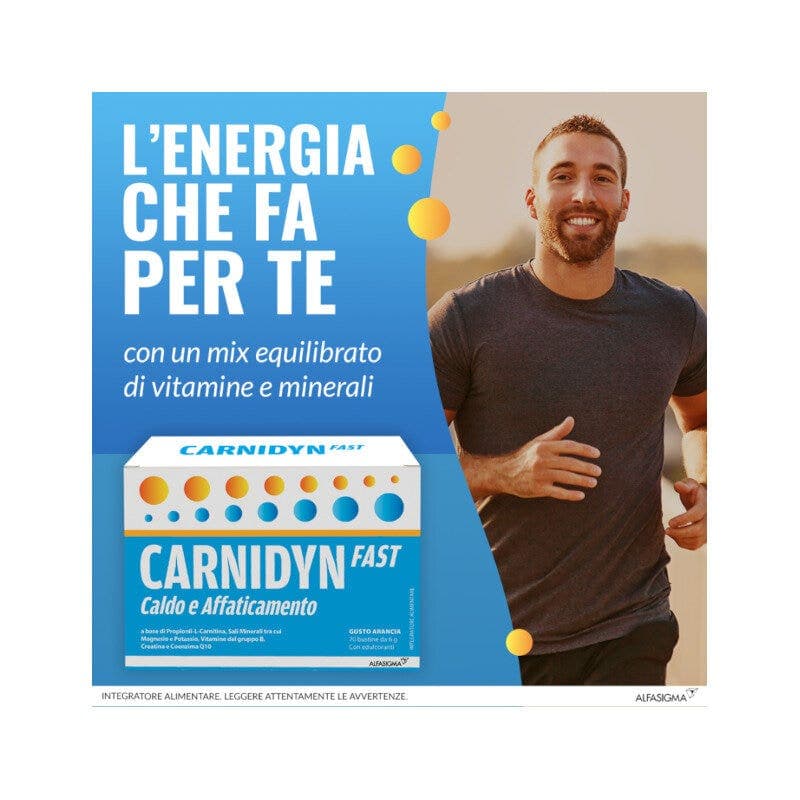 Carnidyn Fast Magnesio 100 mg/Potassio – 20 bustine