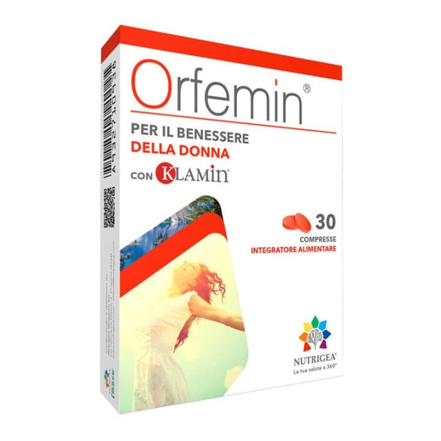 Orfemin Alga Klamath + Isoflavoni di trifoglio rosso – 30 compresse