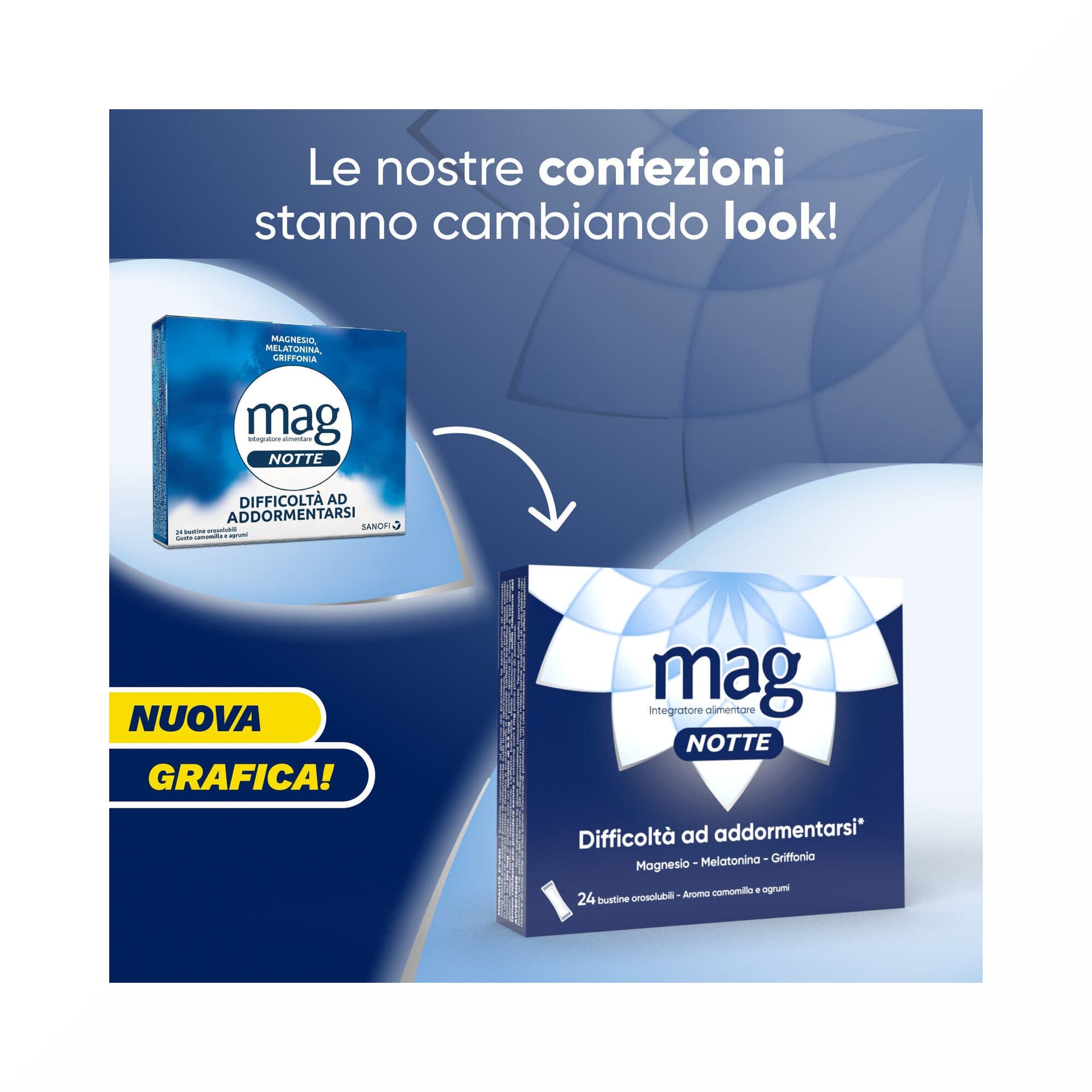 Mag Notte Magnesio + Melatonina – 24 bustine