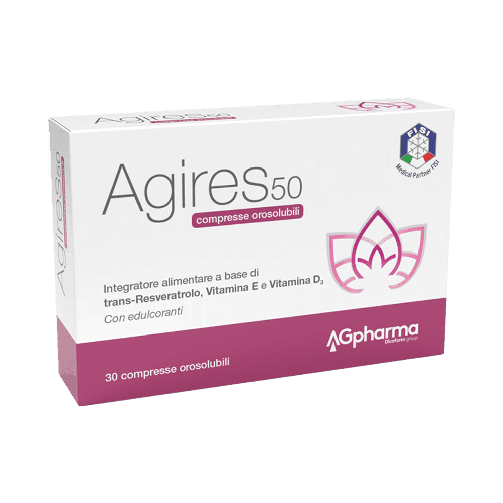 AG Res 50 Resveratrolo 10 mg + Vitamina D3 – 30 compresse orosolubili