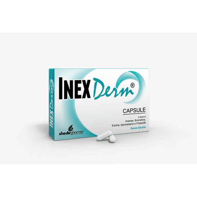 Inexderm Bromelina + Escina – 30 capsule