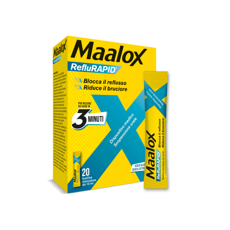 Maalox Reflurapid – 20 bustine