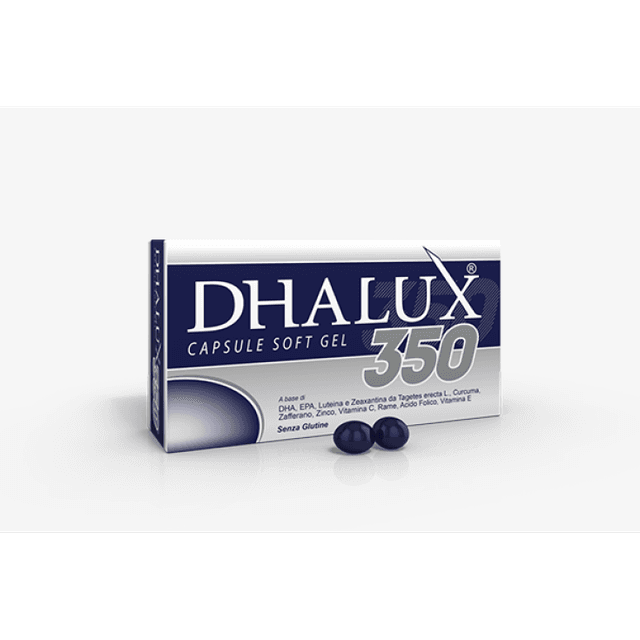 DHALUX 350 Omega-3 EPA e DHA + Luteina – 30 capsule morbide