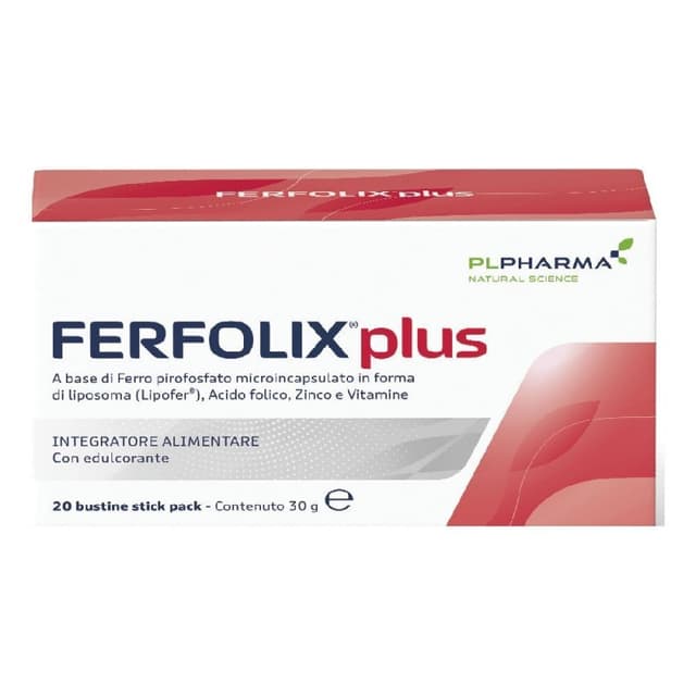Ferfolix Plus Vitamina C + Ferro – 20 bustine