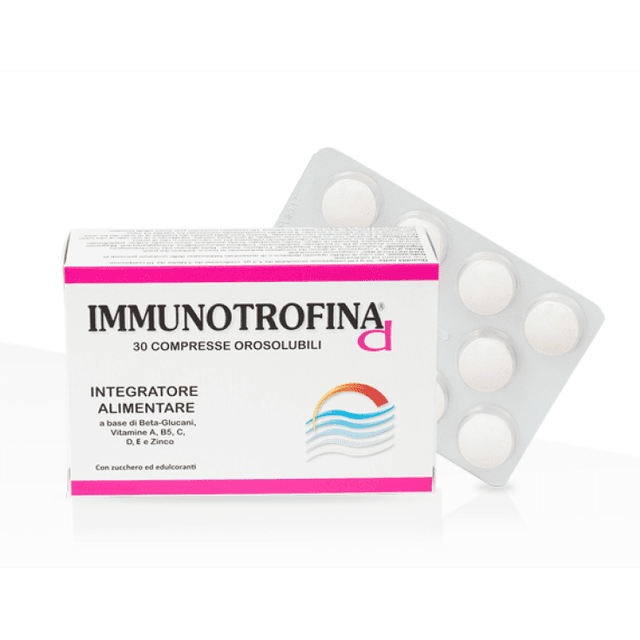 Immunotrofina Beta-glucani + Multivitaminico – 30 compresse