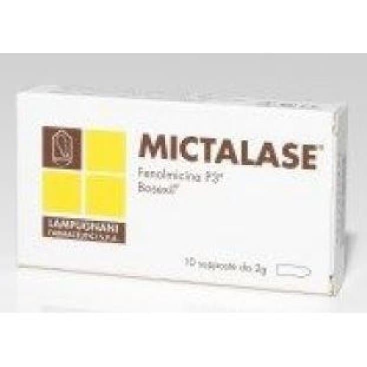 Mictalase – 10 supposte, 2 g
