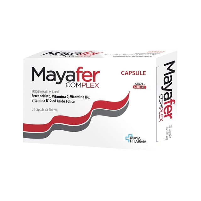 Mayafer Complex Ferro + Vitamina C – 20 capsule