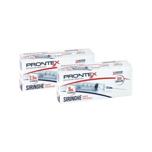 Prontex Siringe 5 ml con ago – Confezione da 10
