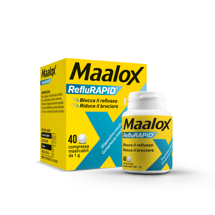 Maalox Reflurapid – 40 compresse