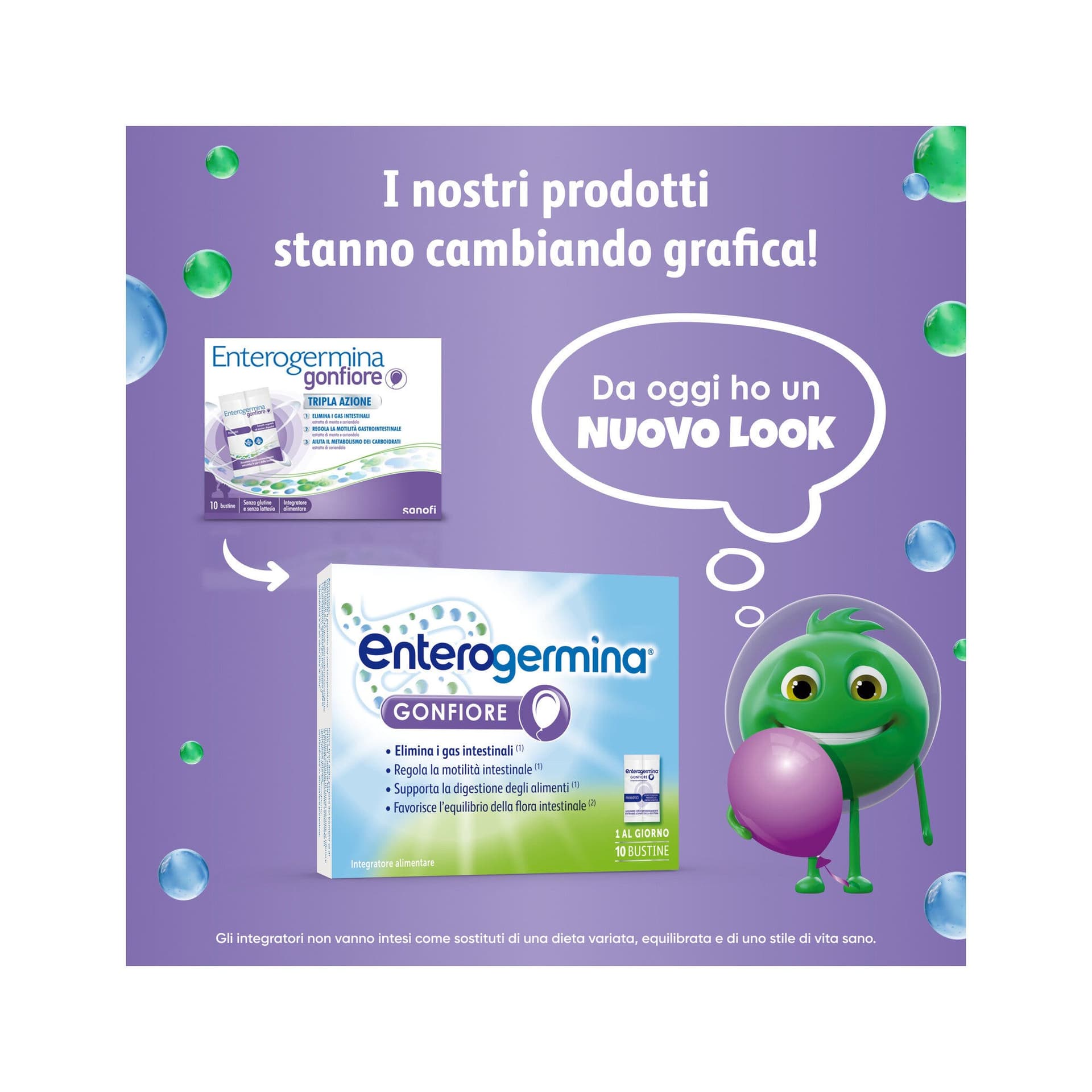 Enterogermina Gonfiore – 10 bustine probiotico